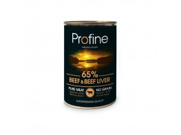 Imagen del producto Profine 65% beef & beef liver 6x 400 g