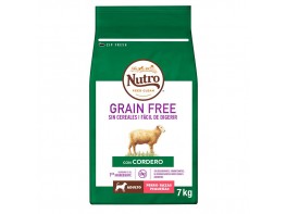 Imagen del producto Nutro grain free adulto mini cordero 7 kg