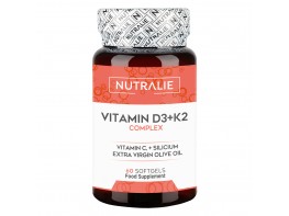 Imagen del producto Nutralie vitamina D3+K2 complex 60 cápsulas