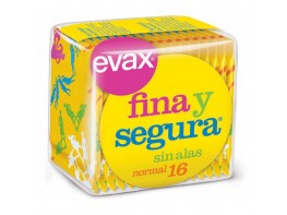 Imagen del producto Evax compresas fina y segura alas normal 12 und