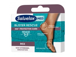 Imagen del producto Salveloxmed Blister Rescue Mix hidrogel para ampollas 3+3u