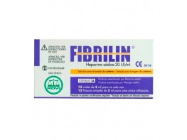 Imagen del producto Fibrilin heparina sodica 15 viales x 5ml