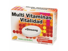 Vallesol multivitaminas vitalidad ginseng 24 cápsulas